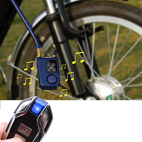 Cerradura de alarma para bicicleta, antirrobo inalámbrico pa