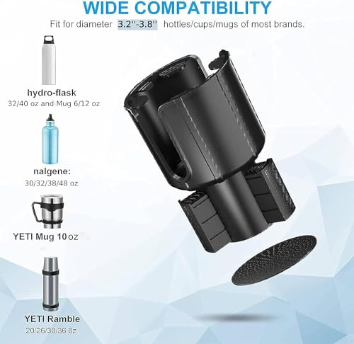 Adaptador de expansor para portavasos de automóvil, base aju