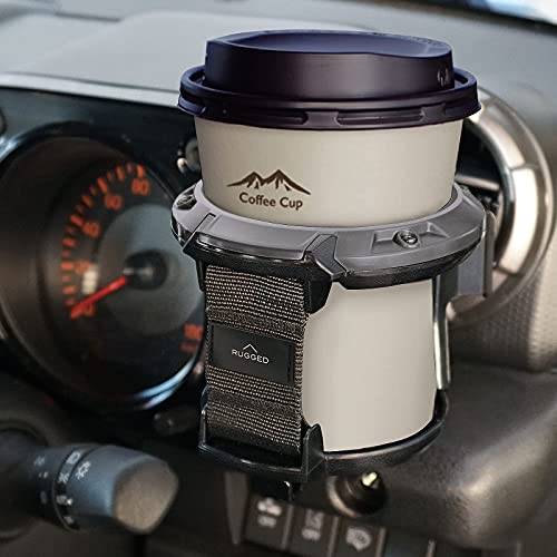 Portavasos para automóvil con gancho, soporte ajustable para