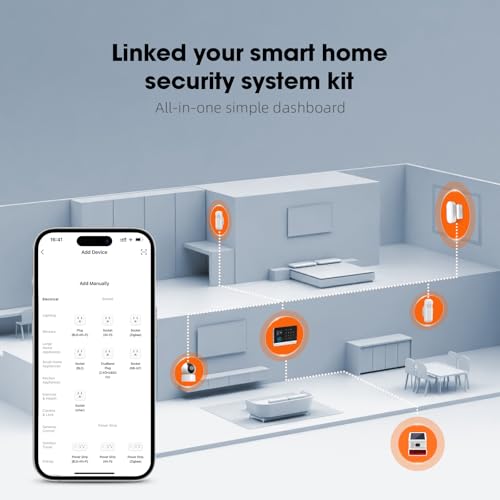 LWOHSI Sistema de seguridad para el hogar, sistema de alarma