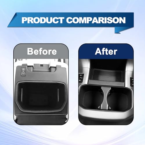Divisor de inserción de portavasos compatible con Toyota 4Ru