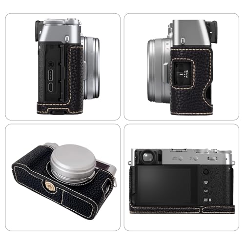 X100VI - Funda de piel sintética para cámara digital Fujifil