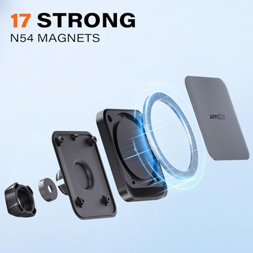 APPS2Car Soporte magnético para teléfono MagSafe para automó