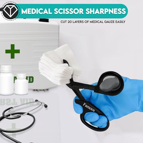 Tijeras médicas de acero inoxidable – Tijeras de trauma de 7