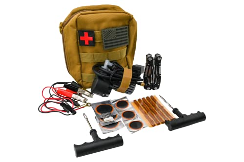Motocicleta, ATV, UTV Kit de reparación plana de tubo sin cá