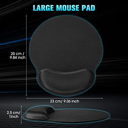 Yunsailing Paquete de 8 alfombrillas ergonómicas para mouse