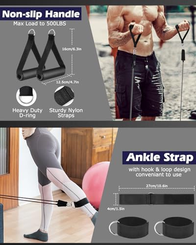 Zacro Bandas de resistencia para entrenamiento, bandas de re