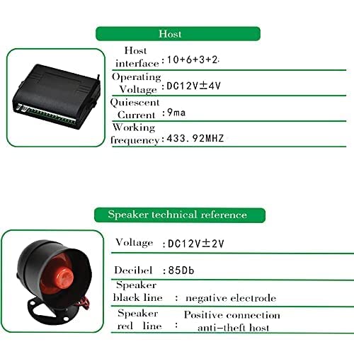 Kit de bloqueo central remoto para automóvil, sistema de ala