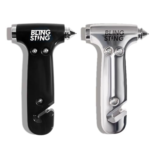 BLINGSTING Martillo de escape de emergencia para automóvil,