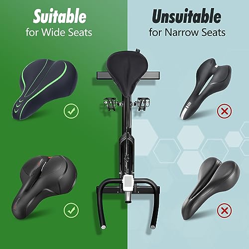 Zacro Cojín ancho para asiento de bicicleta, funda de asient
