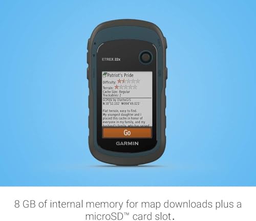 Garmin 010-02256-00 eTrex 22x, navegador GPS de mano resiste