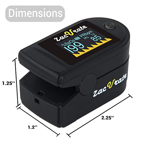 Zacurate Pro Series CMS 500DL - Oxímetro de pulso para medir