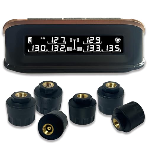 Sistema de monitoreo de presión de neumáticos para caravanas