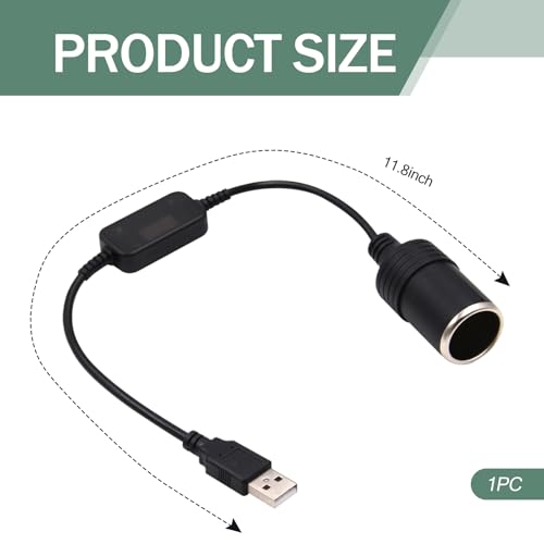 1 convertidor hembra de encendedor de cigarrillos de automóv