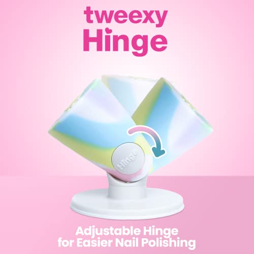 tweexy Hinge Untippable Nail Polish Bottle Holder | Anti-Spi
