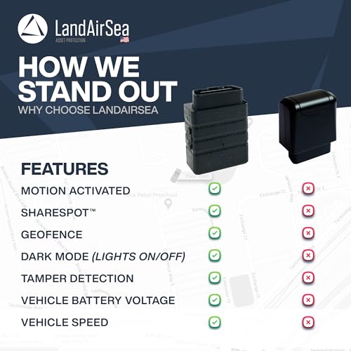 LandAirSea Sync GPS Tracker - 8.95 por mes. Cobertura global