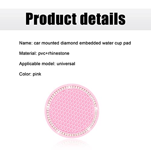 Fogfar Pack-2 Posavasos para automóvil, posavasos antidesliz
