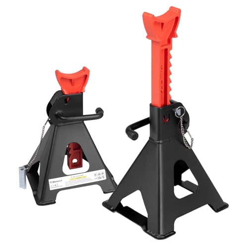 Donext Jack Stands de 3 toneladas (6,500 lb) de acero de dob