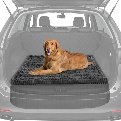 BBTO Tapete de cama de perro de 53 x 40 pulgadas para asient
