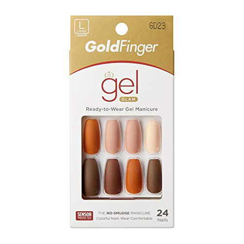 Gold Finger Gel Glam - Uñas con diseño (GD23)