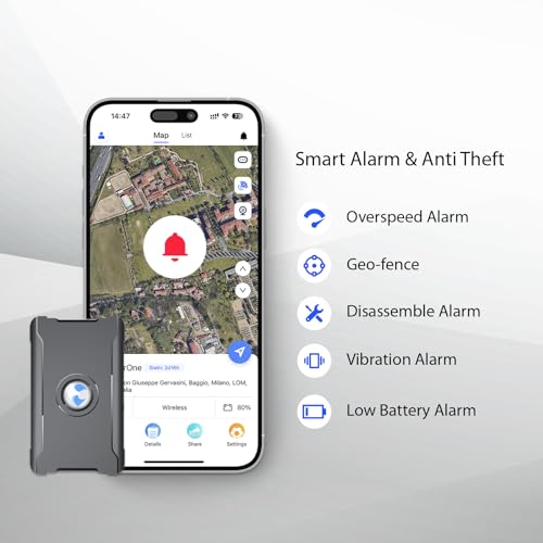 Rastreador GPS para vehículos, autos, batería de larga durac