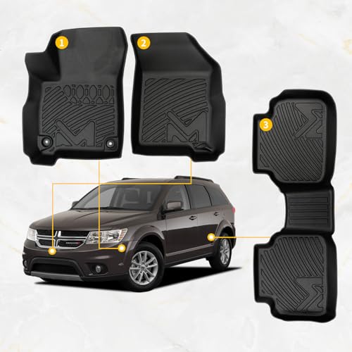 TPE Alfombrillas automotrices personalizadas para Dodge Jour