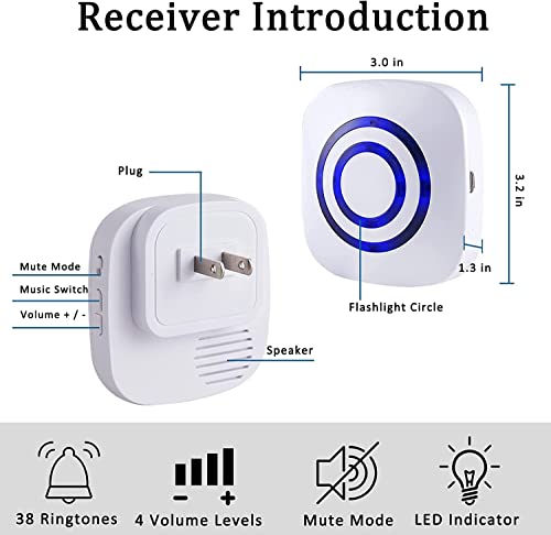 Alarma con sensor de movimiento, alarma inalámbrica de entra