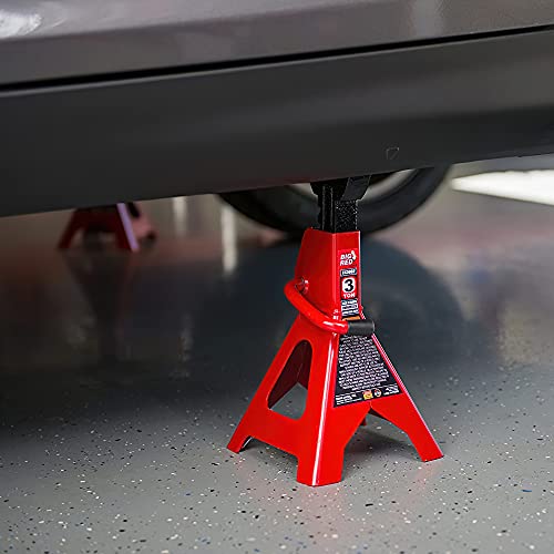 BIG RED T43202 Torin Heavy Duty Steel Jack Stands: 3 tonelad