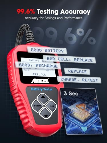 Ancel BA101 potenciómetro para carga de batería automotriz p