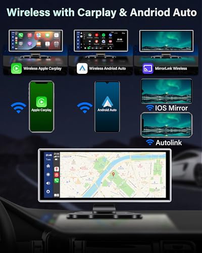 Pantalla inalámbrica Apple CarPlay exclusiva exclusiva de 11