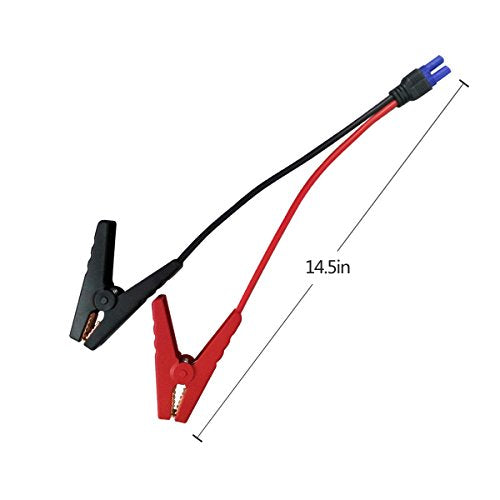 KUNCAN EC5 - Cable de arranque con abrazaderas de batería, c