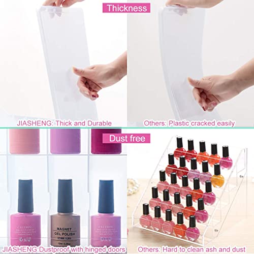 JIASHENG Estuche organizador de esmalte de uñas para 48 bote