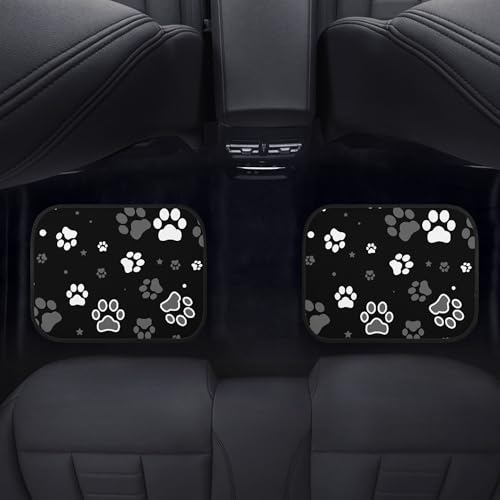 Alfombras universales con estampado de patas, huellas de per