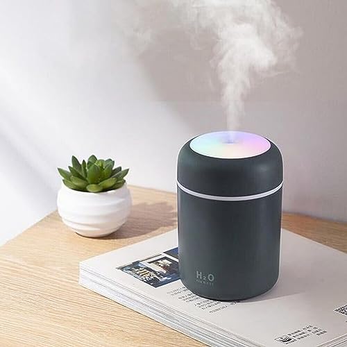 Mini humidificador portátil, colorido, niebla fría, alimenta