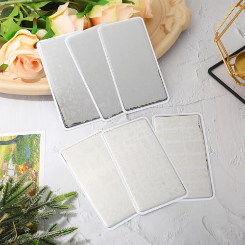 Whaline Juego de 6 placas de uñas de cara sonriente, diseño
