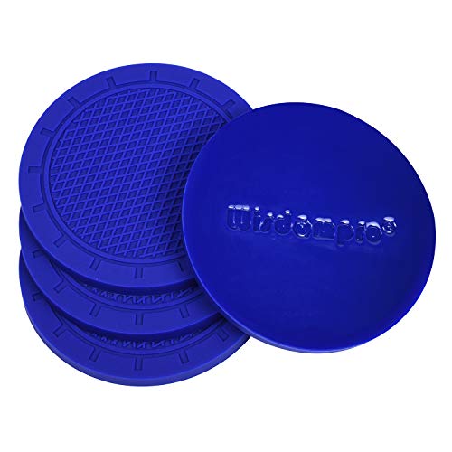 Wisdompro Posavasos para automóvil, paquete de 4 posavasos d