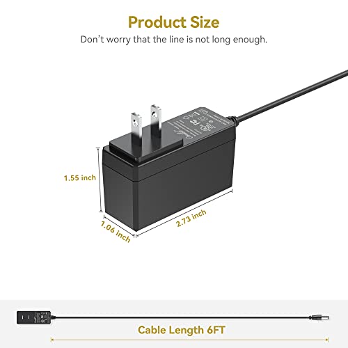 Adaptador de CA de 6 pies para CEN TECH 5 en 1 Paquete de en
