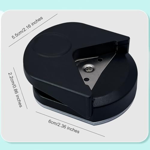 ZAAWUUT Mini Corner Rounder Paper Punch R4 Fillet Cutter, DI