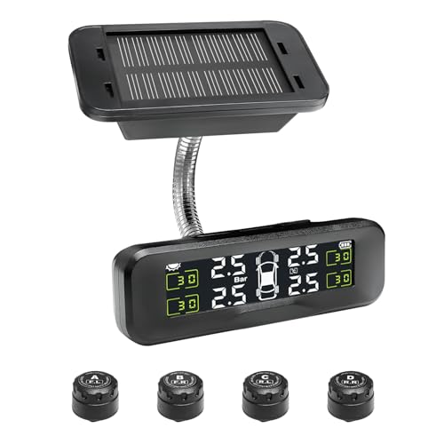 Tire Pressure Monitoring System, Upgrade Wireless Solar TPMS