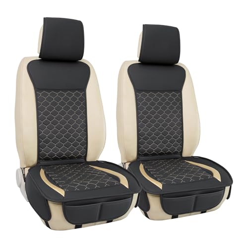 Elantrip 2 fundas de asiento delantero de automóvil, protect