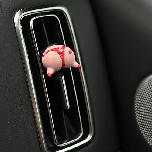 Divertida decoración de ventilación de coche y clip con ambi