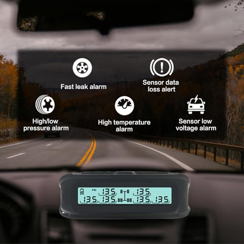Sistema de monitoreo de presión de neumáticos para RV, (0-19