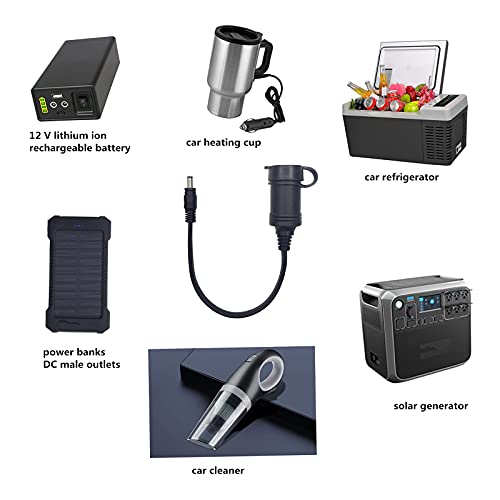 Paquete de 2 cables de extensión de enchufe hembra de conect