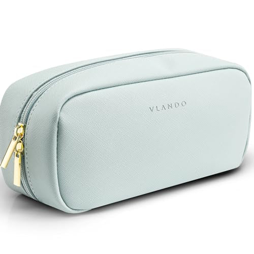 Vlando Bolsa de maquillaje de viaje,Pequeña bolsa de cosméti
