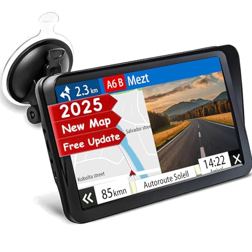 Navegador GPS para automóvil, camión GPS de pantalla táctil