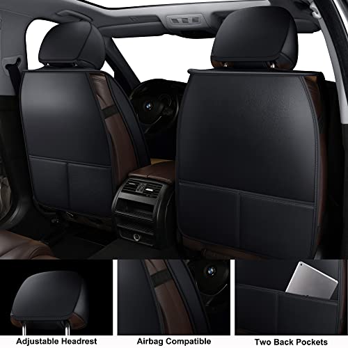 LINGVIDO - Fundas de cuero para asiento de automóvil, transp