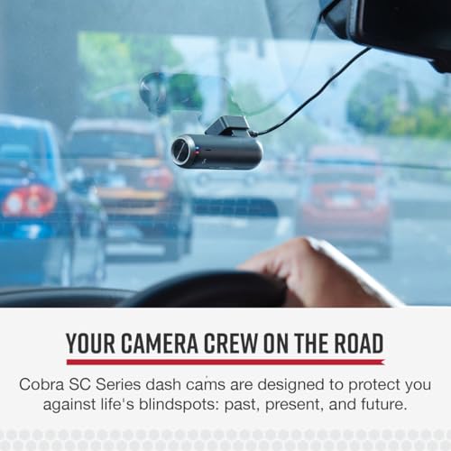 Cobra Smart Dash Cam (SC 100) - Resolución Full HD 1080P, Wi