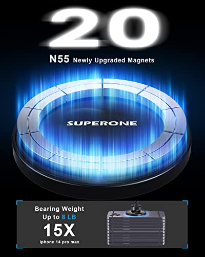 SUPERONE 【Dash+Ventilación】 Se adapta al soporte de automóvi