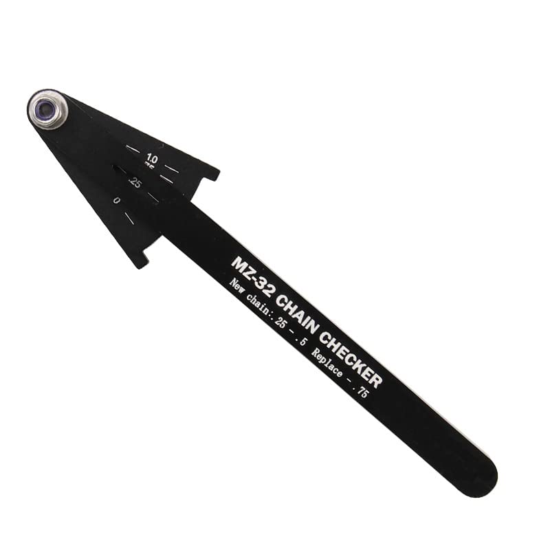 Wokyo Comprobador de cadena de bicicleta, herramienta de guí