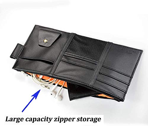 Organizador de visera para automóvil, accesorios de interior